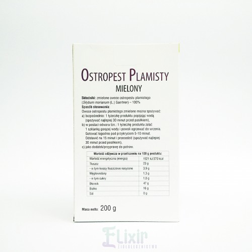 Ostropest plamisty mielony 200 g Flos