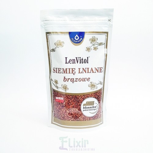 Siemię lniane brązowe LenVitol® 450 g Oleofarm